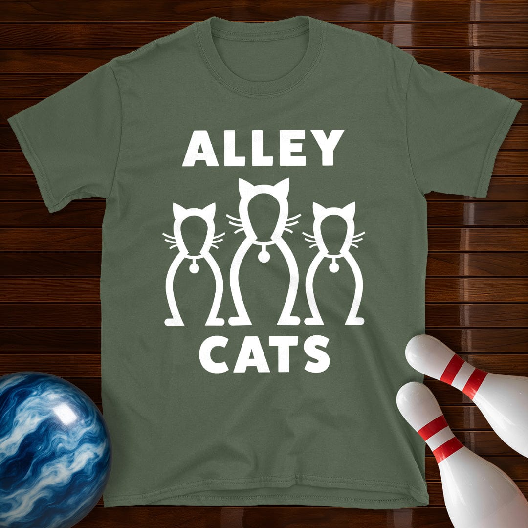 Alley Cats Team Bowling T-Shirt