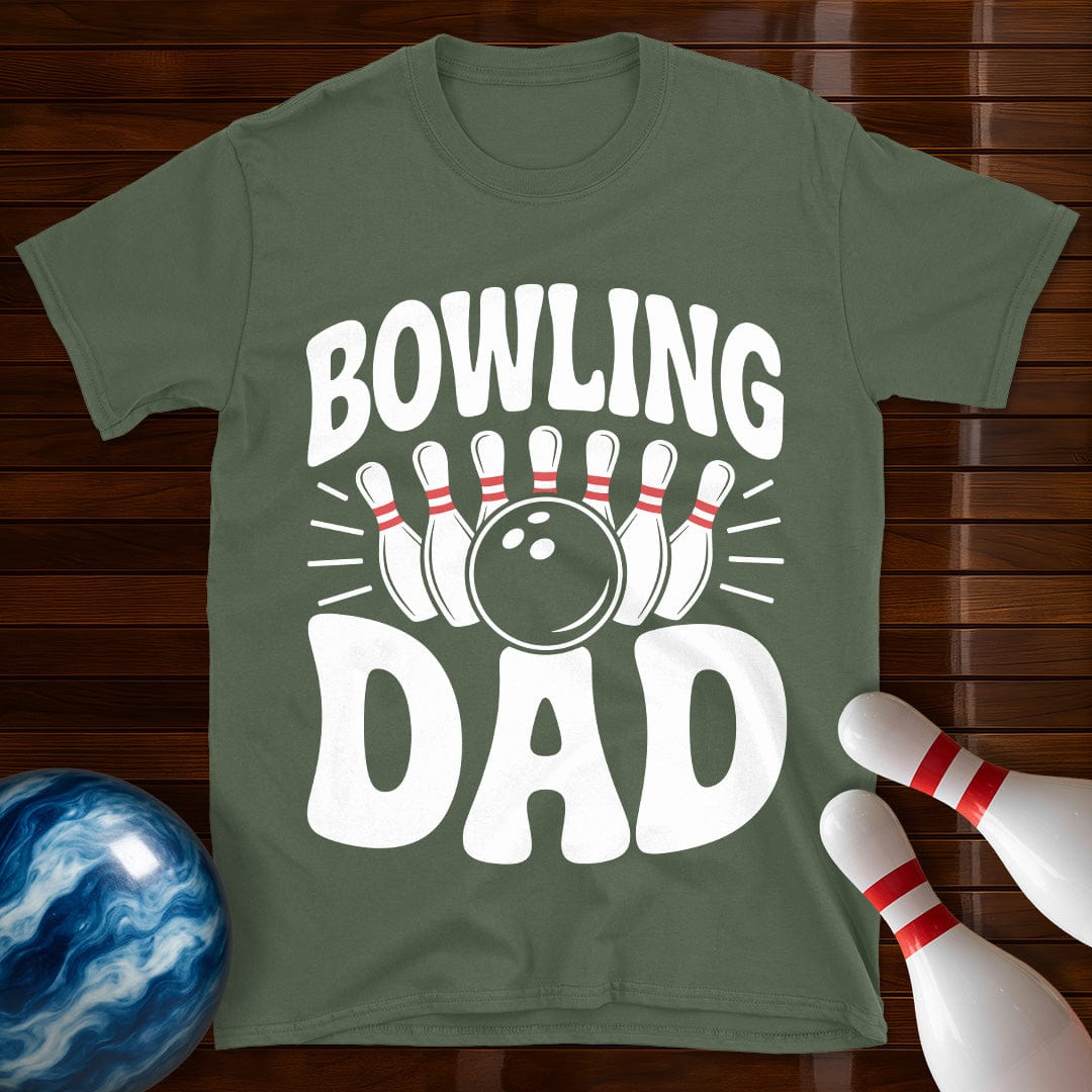 Bowling Dad Retro T-Shirt