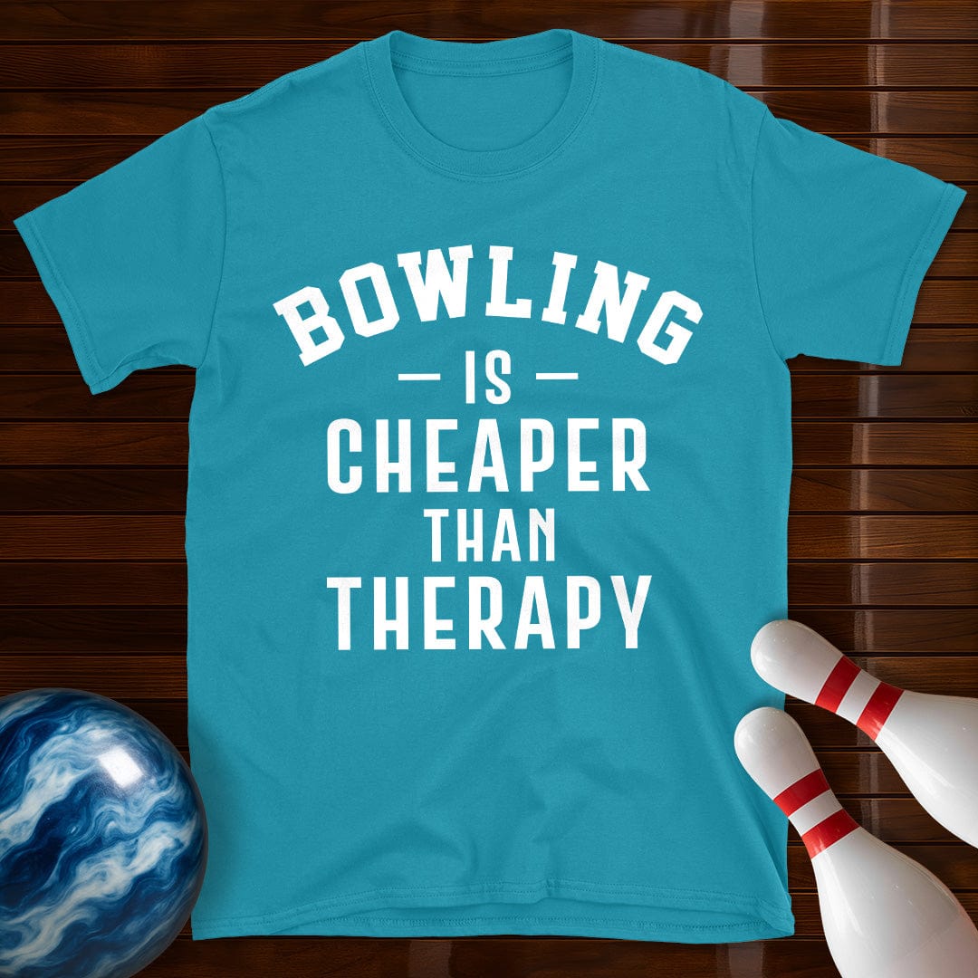 Bowling Is Cheaper Than Therapy T-Shirt