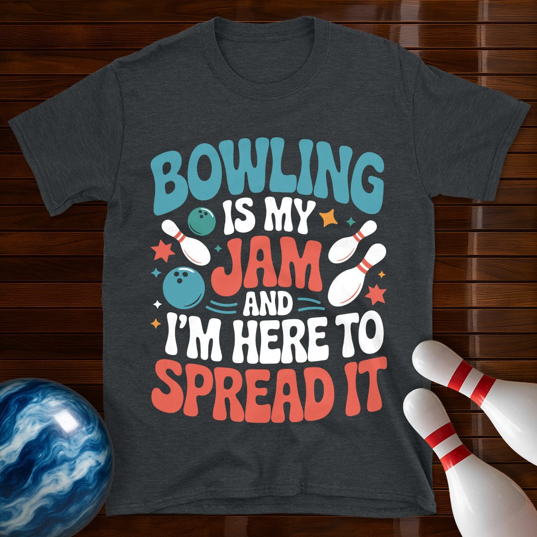 Bowling Is My Jam Funny Bowling T-Shirt