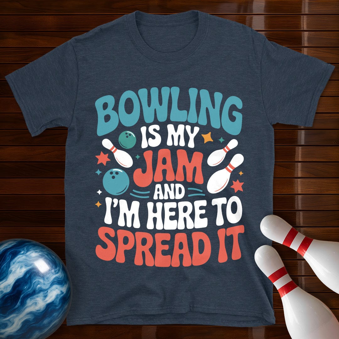 Bowling Is My Jam Funny Bowling T-Shirt