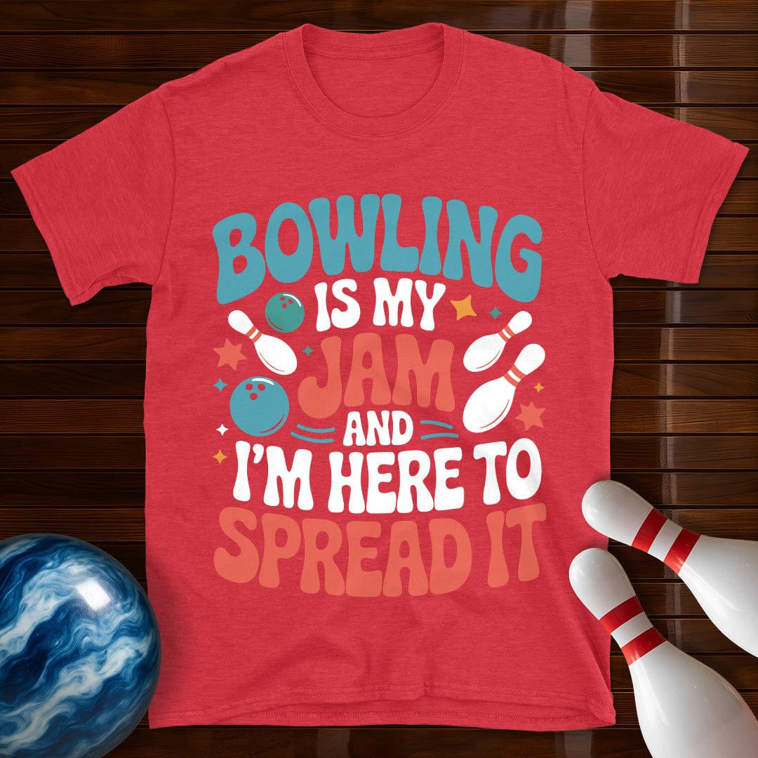 Bowling Is My Jam Funny Bowling T-Shirt
