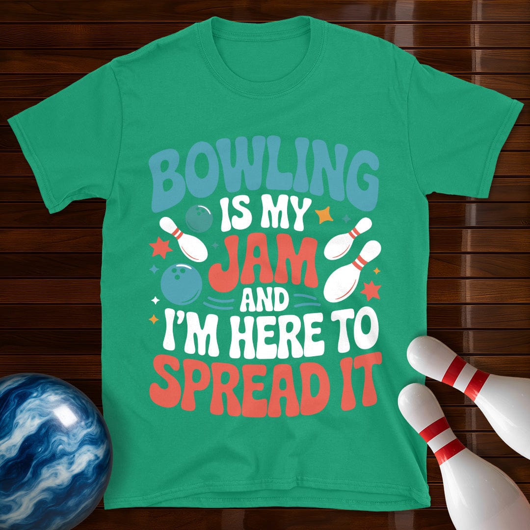 Bowling Is My Jam Funny Bowling T-Shirt
