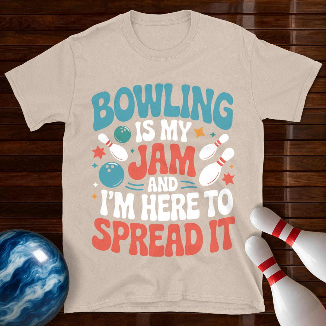 Bowling Is My Jam Funny Bowling T-Shirt