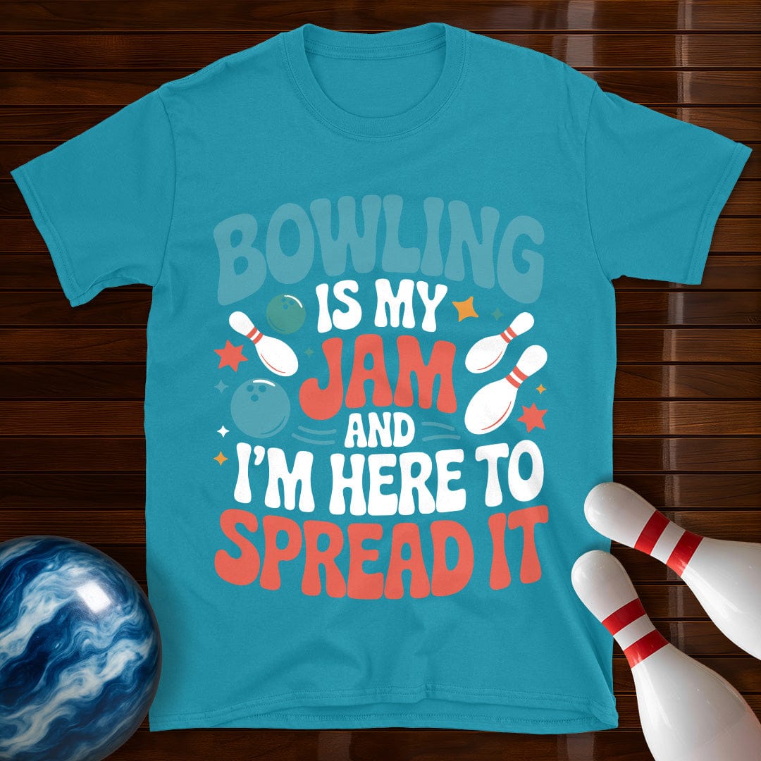 Bowling Is My Jam Funny Bowling T-Shirt