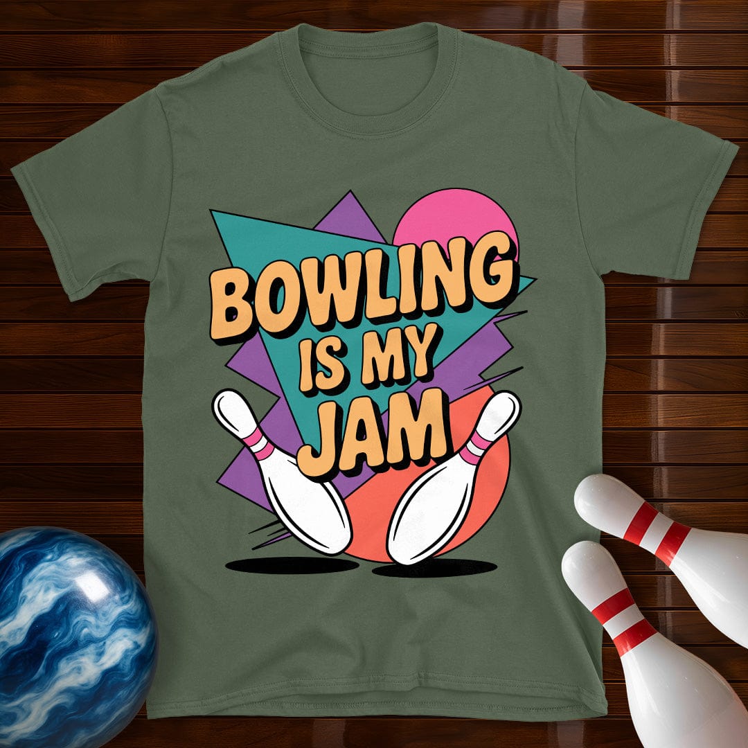 Bowling Is My Jam Vintage Bowling Tee