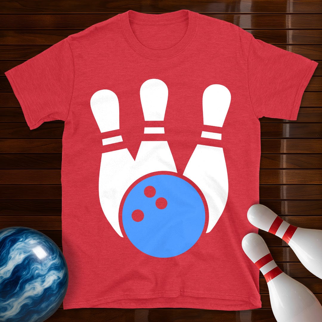 Bowling Pins And Ball T-Shirt