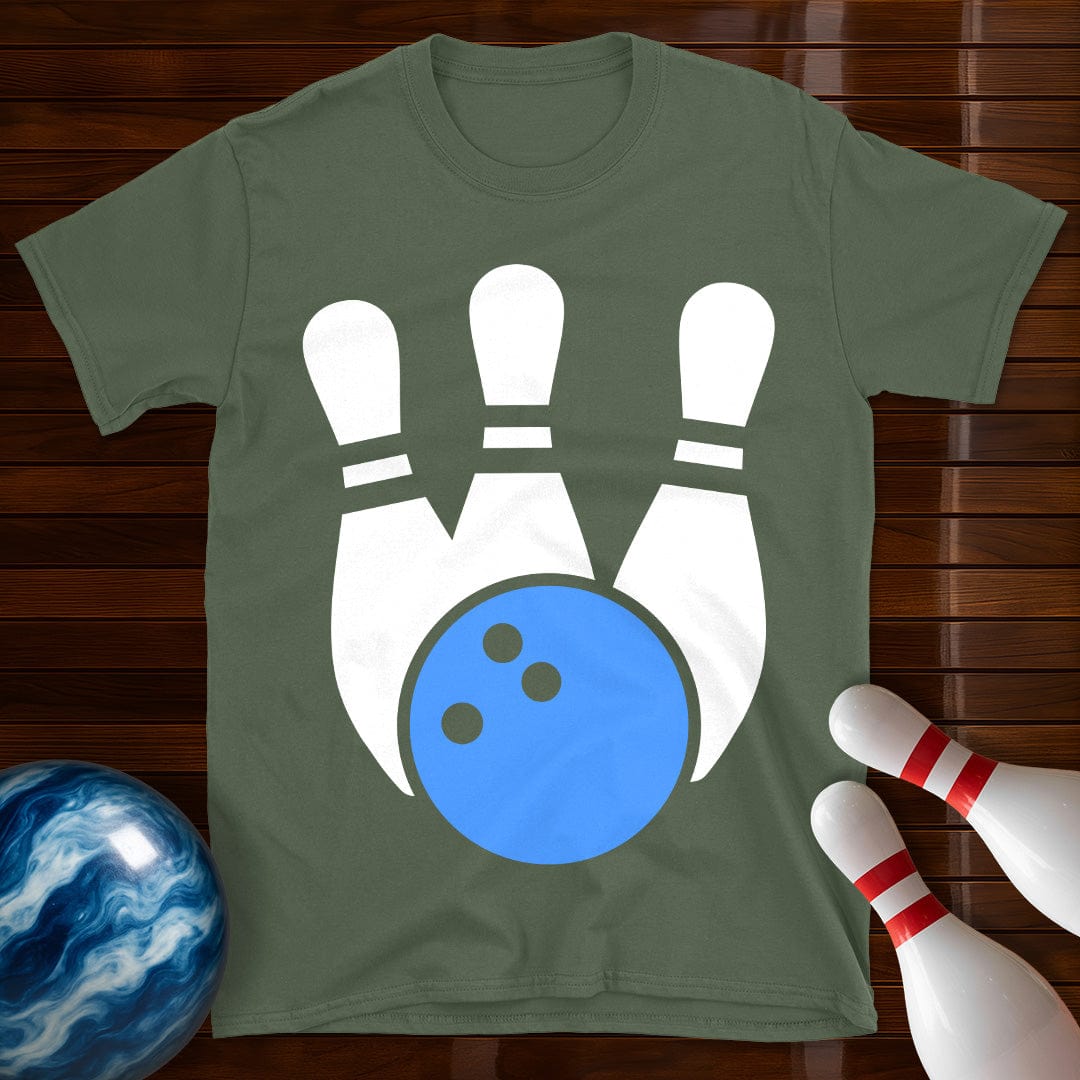 Bowling Pins And Ball T-Shirt