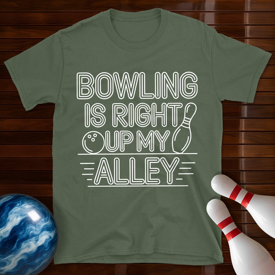 Bowling is Right up my Alley Retro T-Shirt