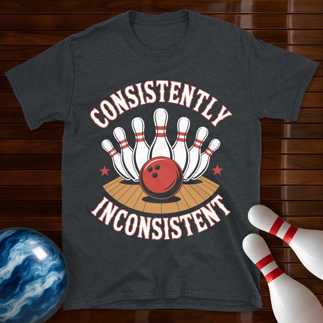 Consistently Inconsistent Bowling Funny Bowling Shirt
