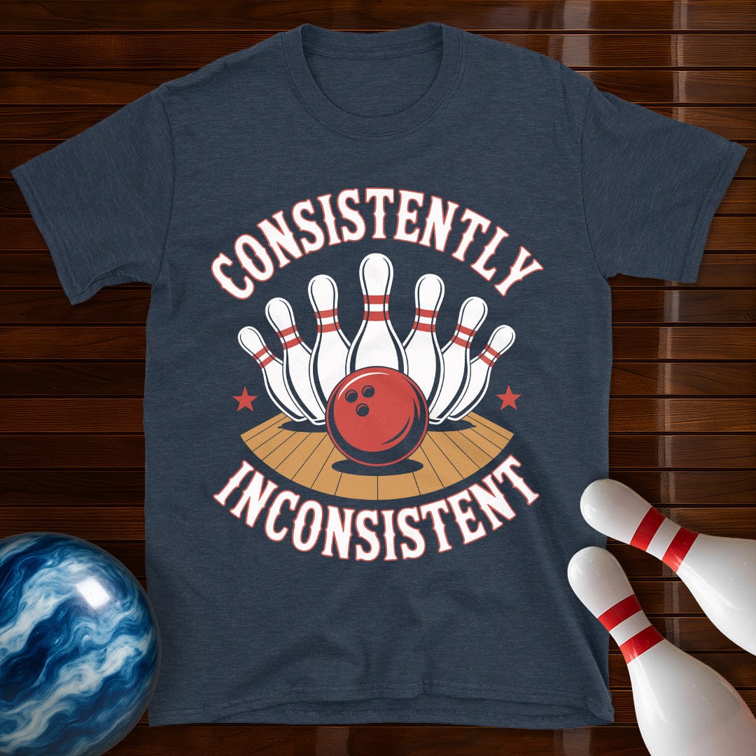 Consistently Inconsistent Bowling Funny Bowling Shirt