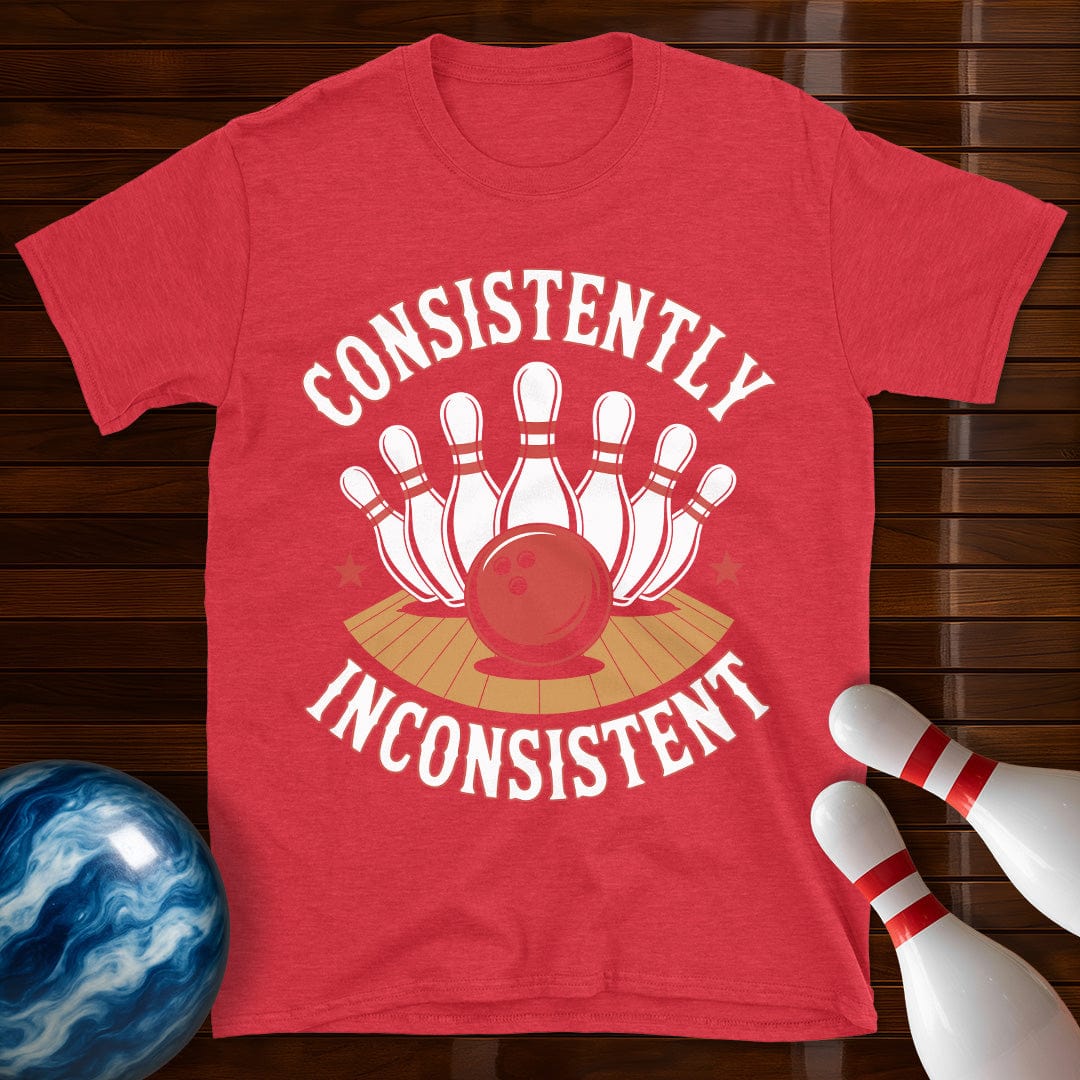 Consistently Inconsistent Bowling Funny Bowling Shirt