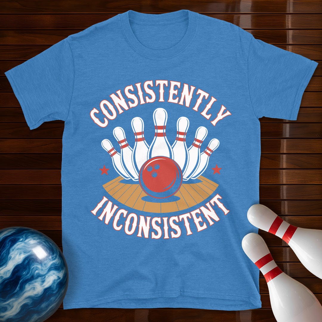 Consistently Inconsistent Bowling Funny Bowling Shirt