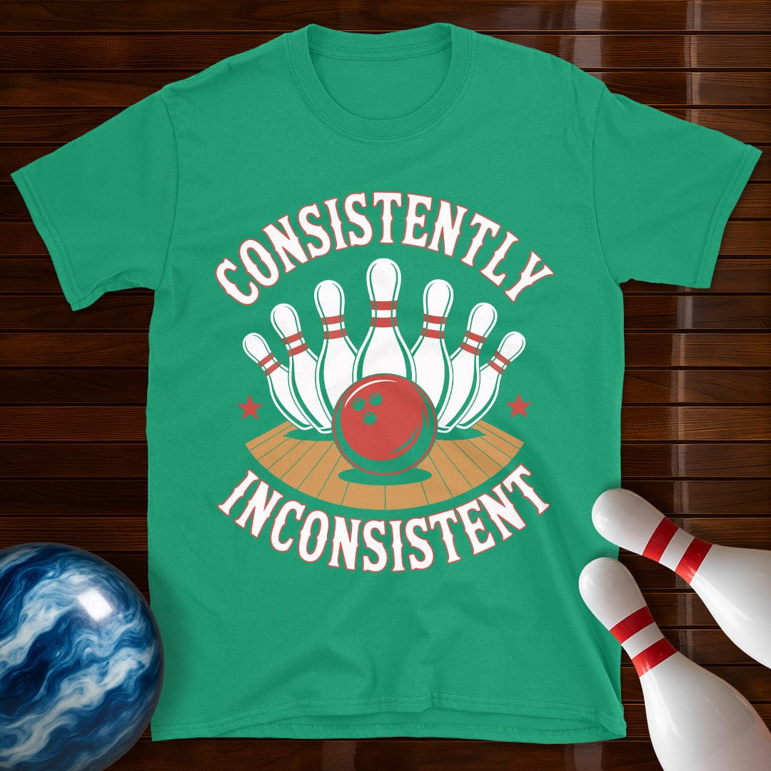 Consistently Inconsistent Bowling Funny Bowling Shirt