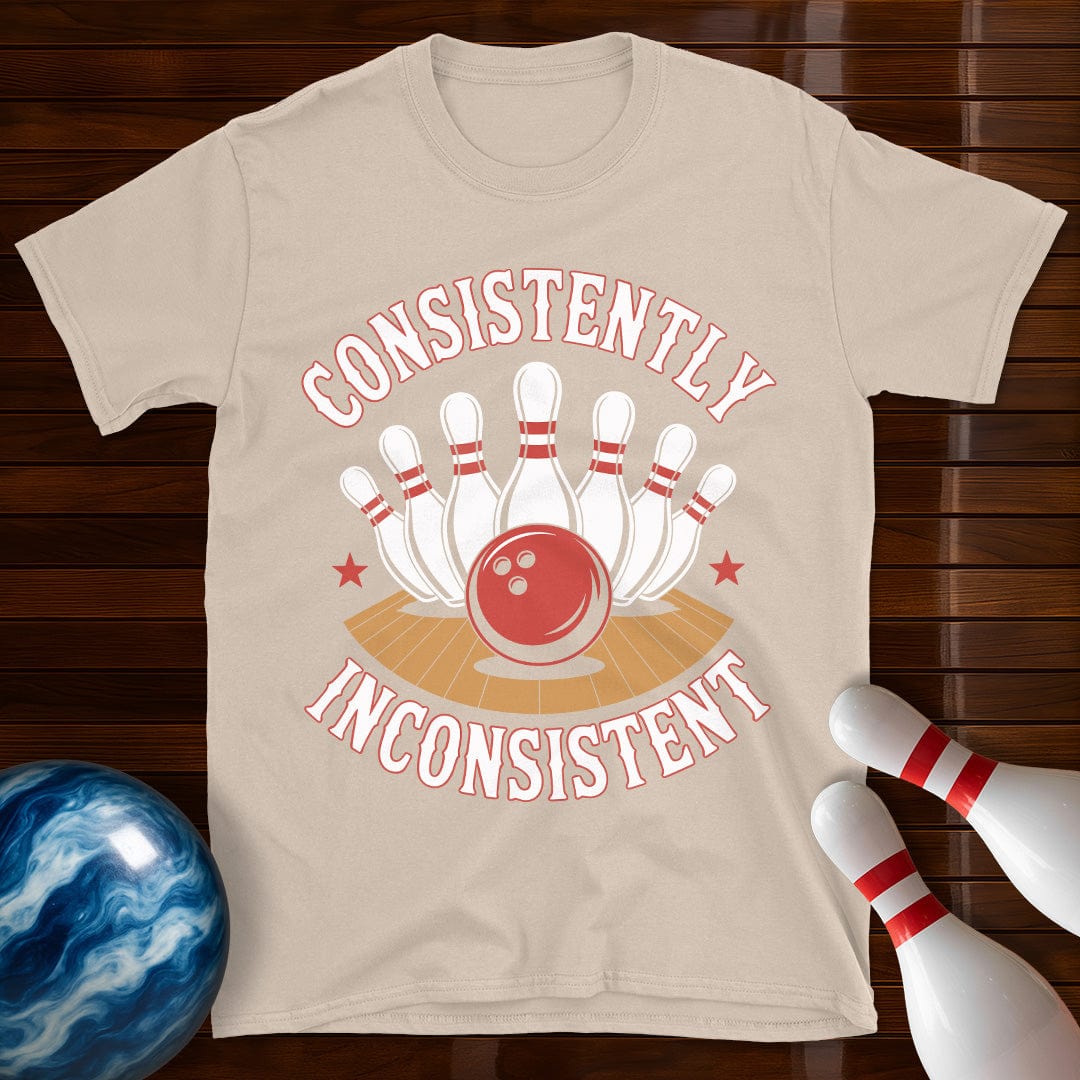 Consistently Inconsistent Bowling Funny Bowling Shirt