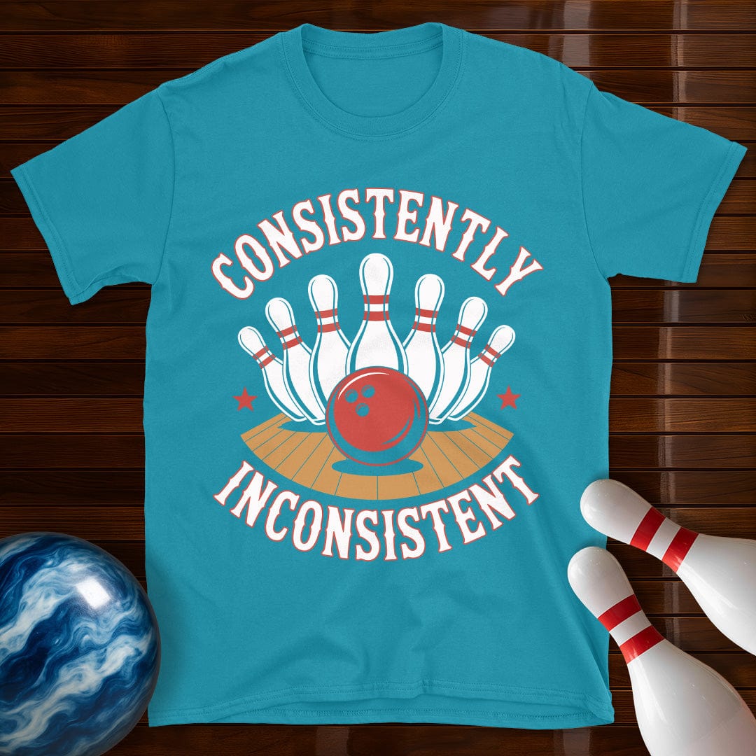 Consistently Inconsistent Bowling Funny Bowling Shirt