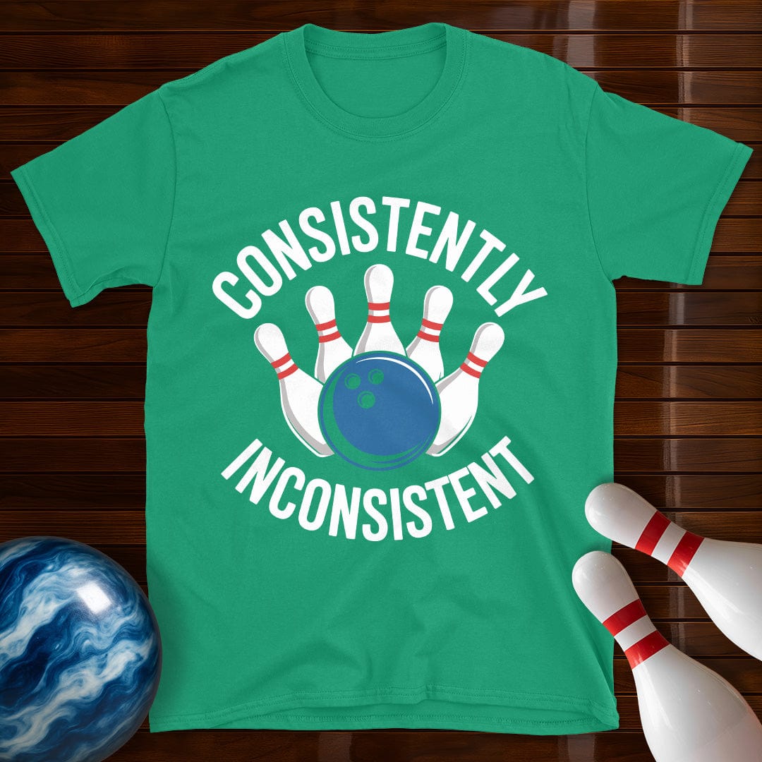 Consistently Inconsistent Bowling Funny Bowling Tee