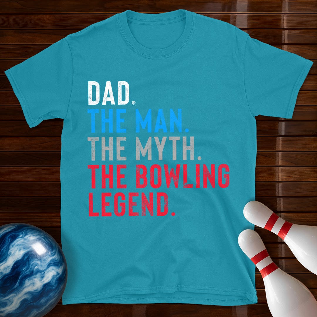 Dad The Man The Myth Bowling Legend T-Shirt