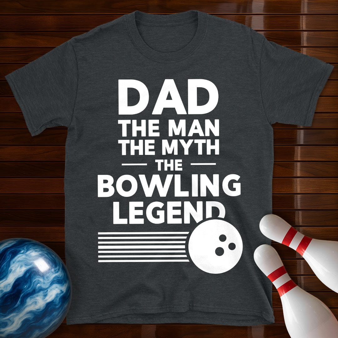 Dad The Man The Myth Bowling T-Shirt
