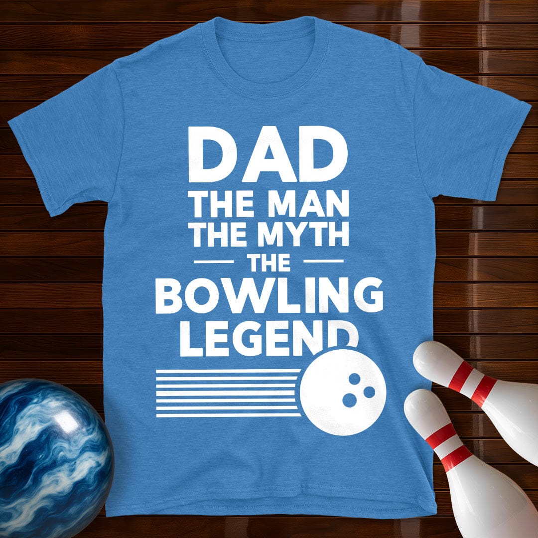 Dad The Man The Myth Bowling T-Shirt