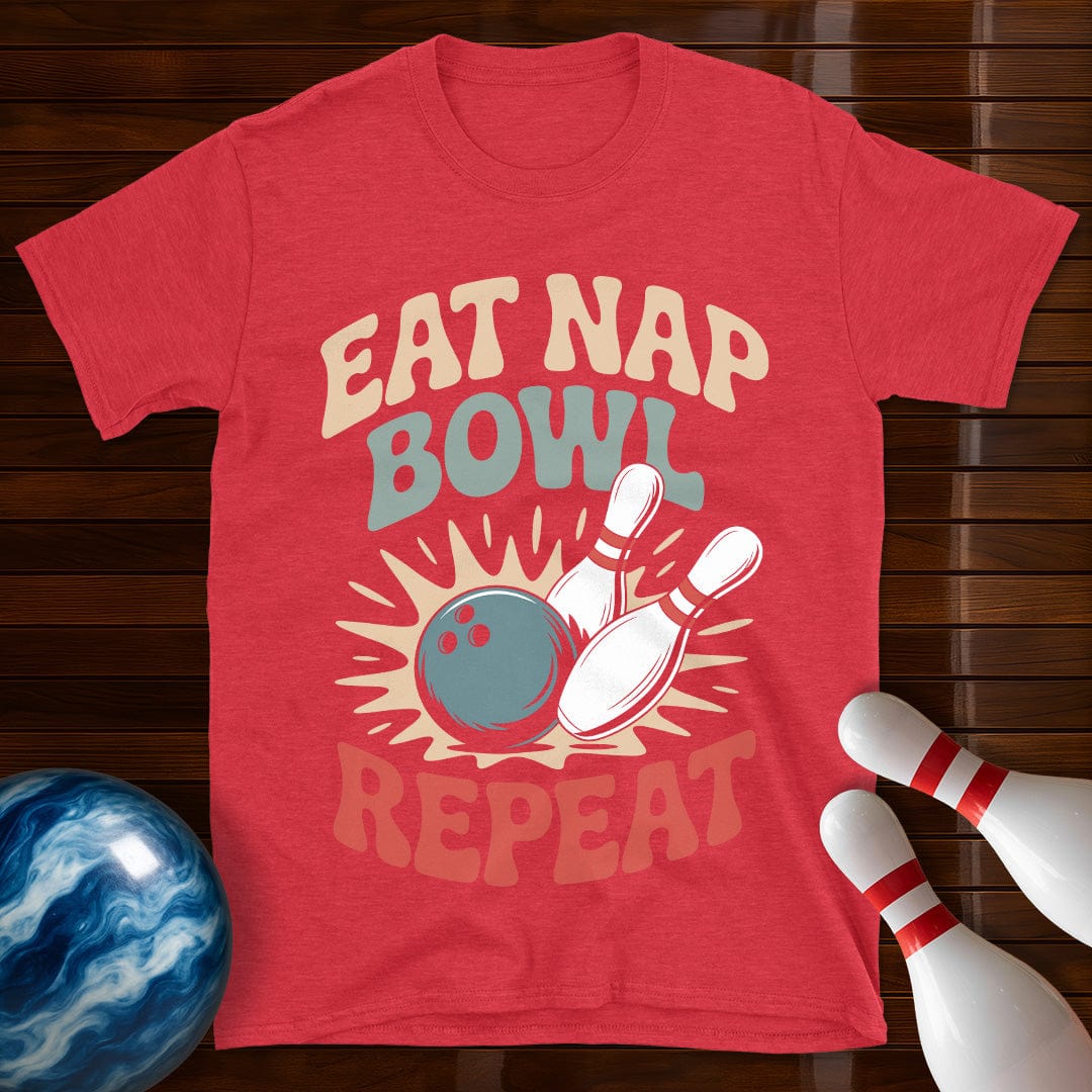 Eat Nap Bowl Repeat Shirt