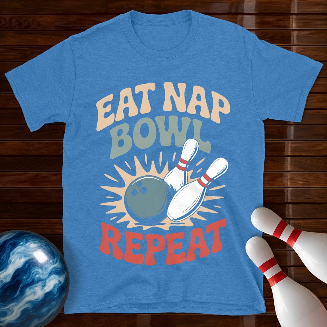 Eat Nap Bowl Repeat Shirt