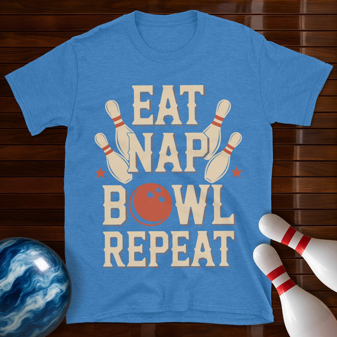 Eat Nap Bowl Repeat T-Shirt
