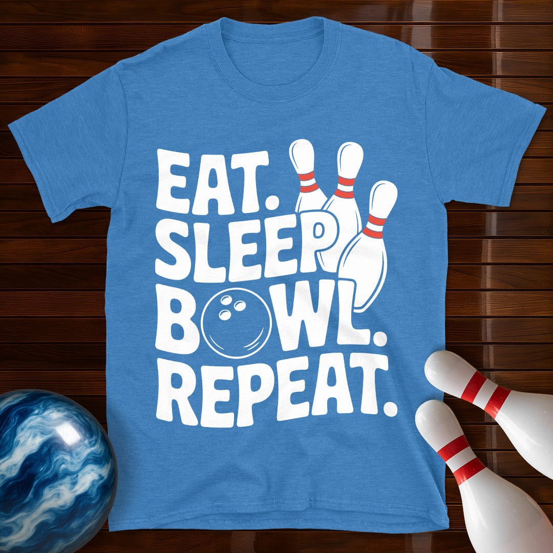 Eat Sleep Bowl Repeat T-Shirt