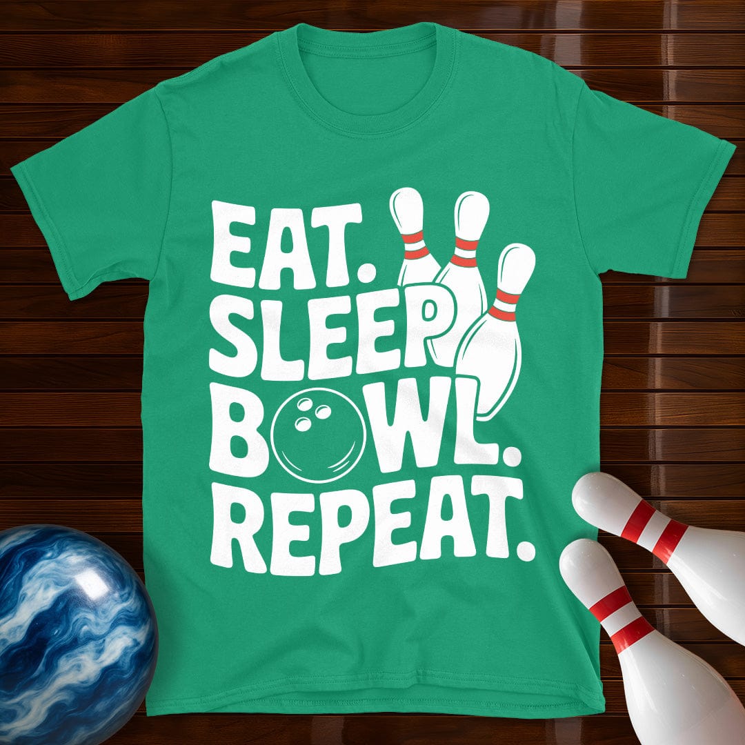 Eat Sleep Bowl Repeat T-Shirt