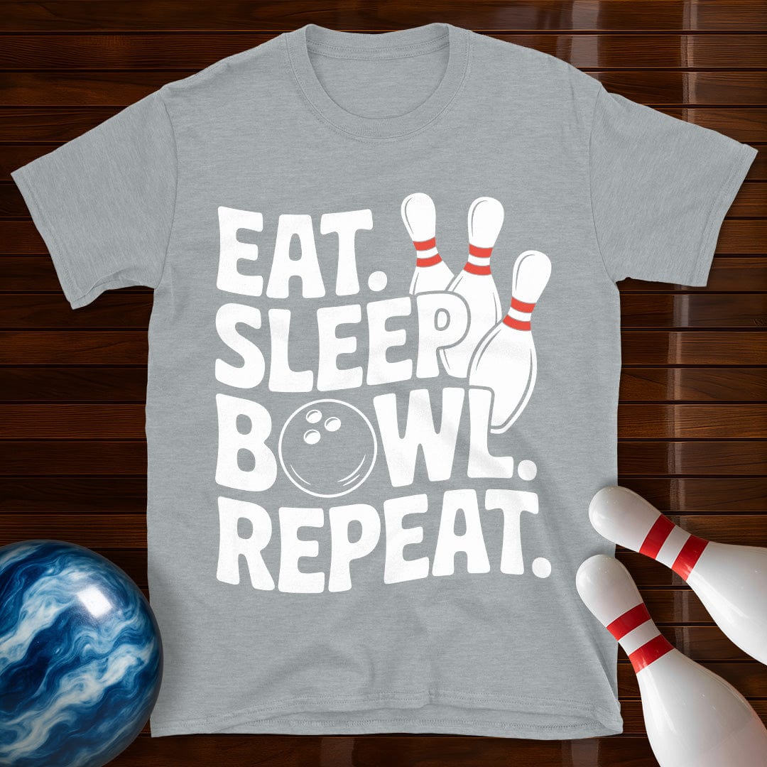 Eat Sleep Bowl Repeat T-Shirt