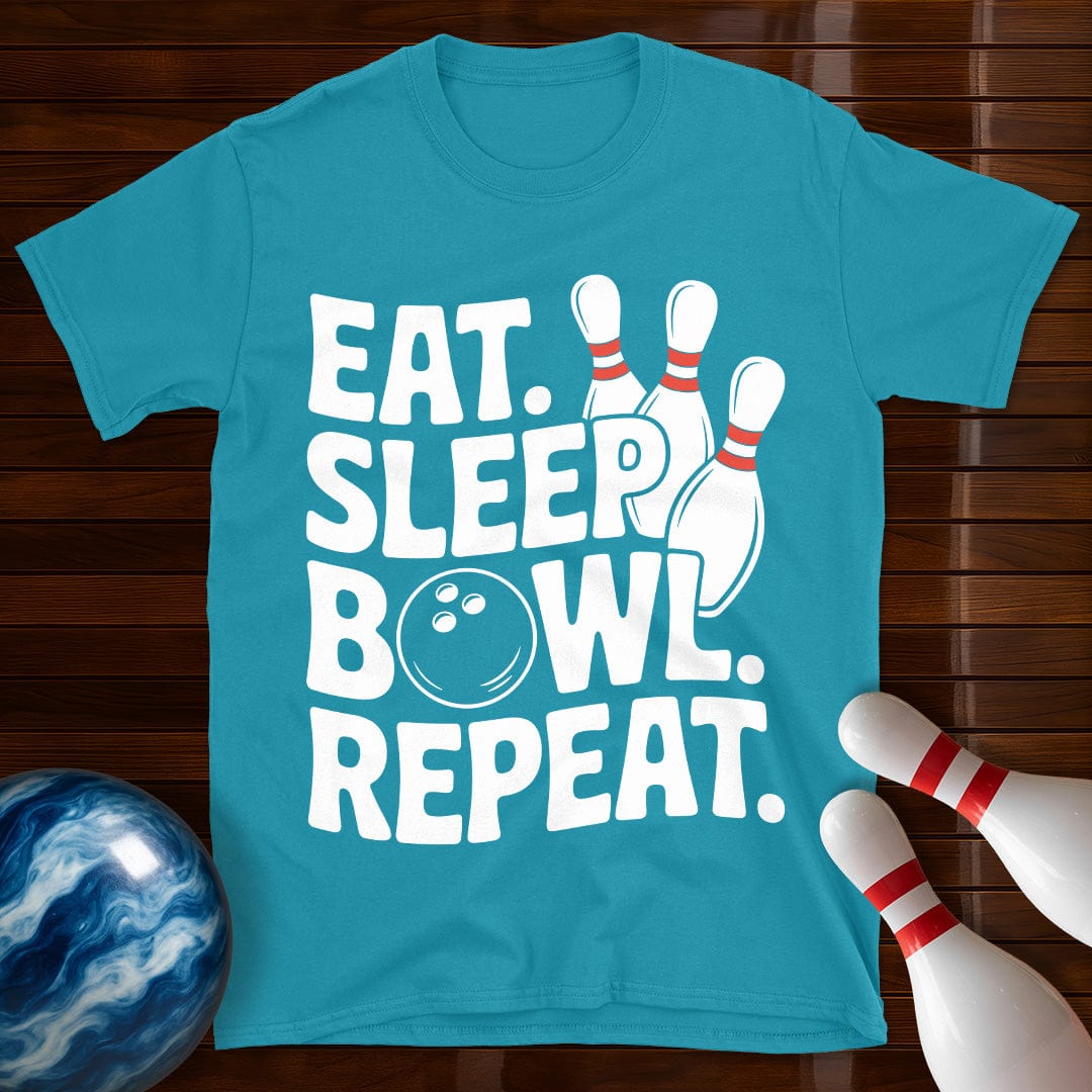 Eat Sleep Bowl Repeat T-Shirt