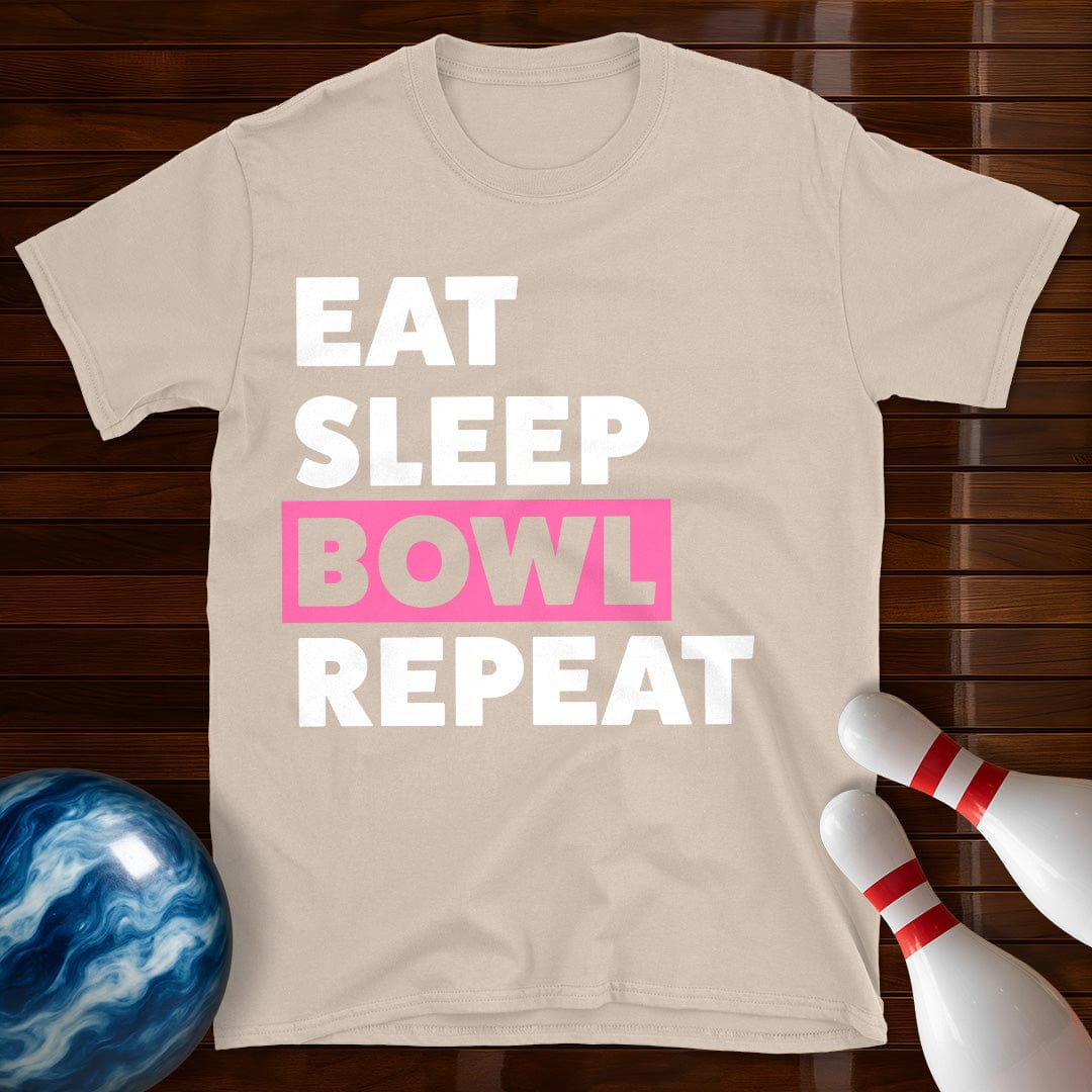 Eat Sleep Bowl Repeat Women's T-Shirt
