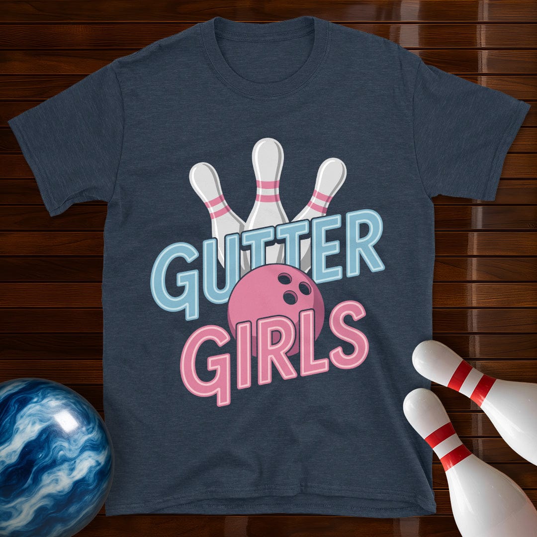 Gutter Girls Cute Women's Bowling T-Shirt