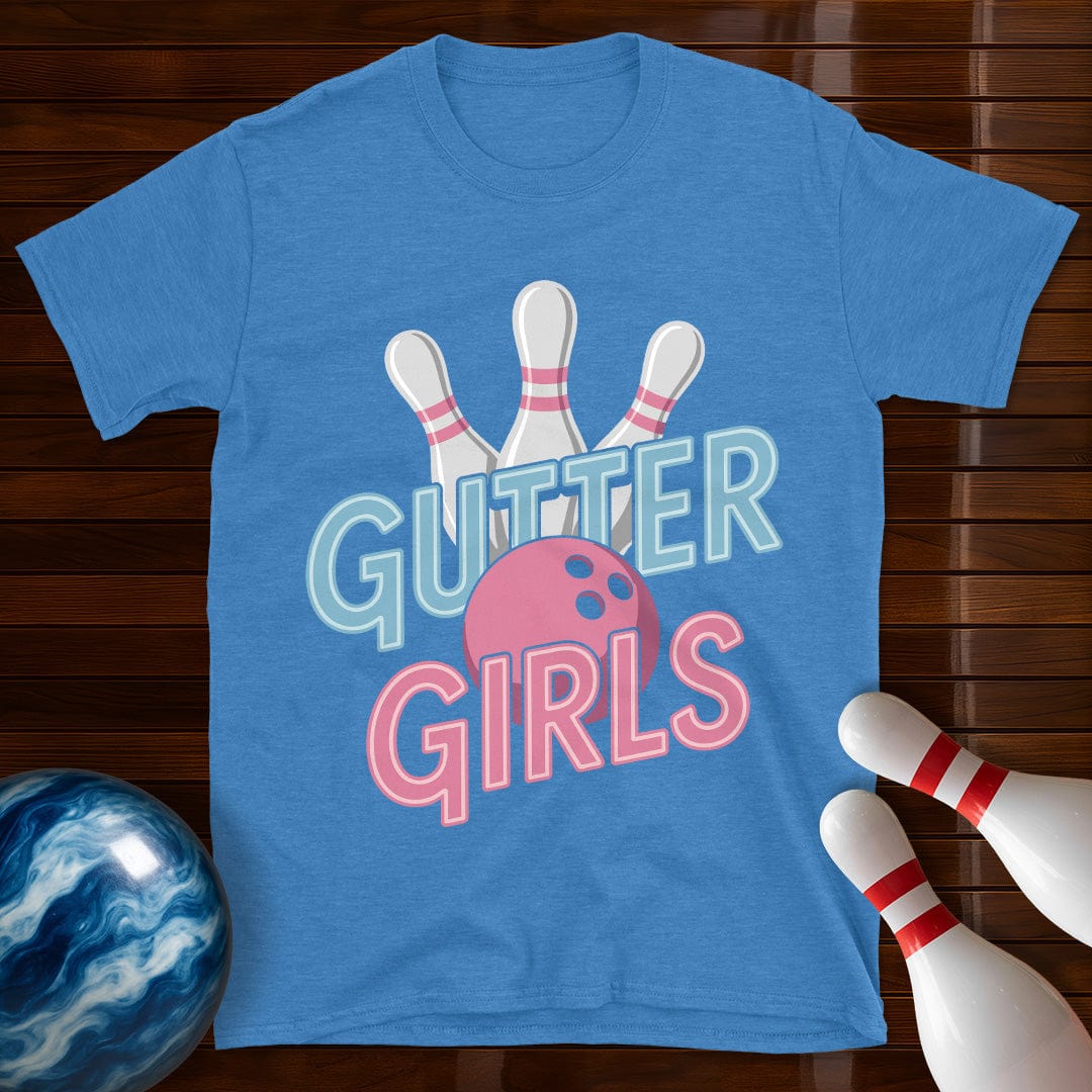 Gutter Girls Cute Women's Bowling T-Shirt