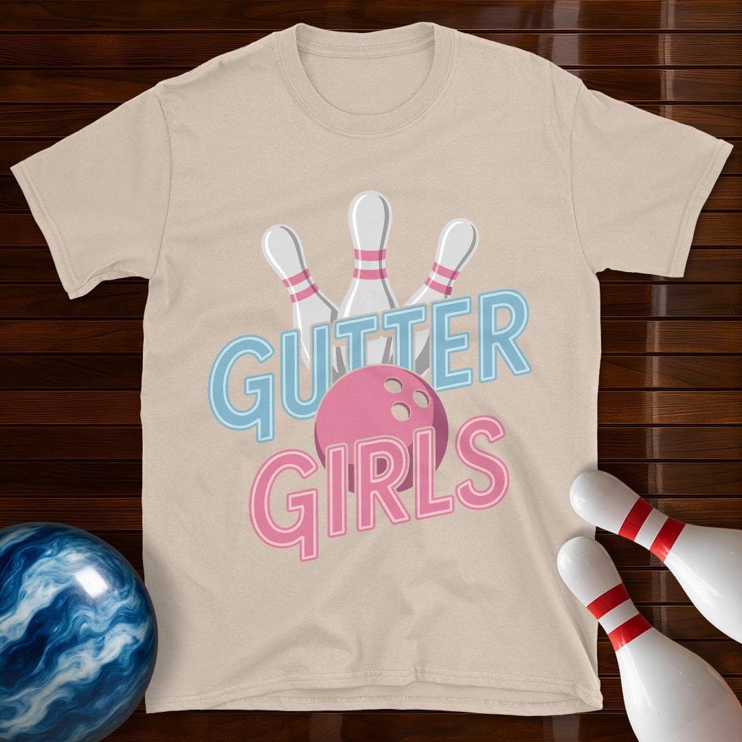Gutter Girls Cute Women's Bowling T-Shirt