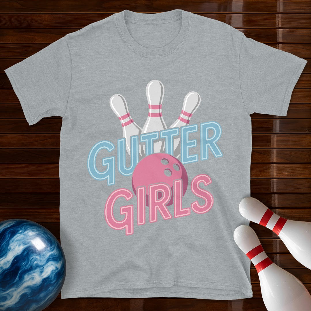 Gutter Girls Cute Women's Bowling T-Shirt
