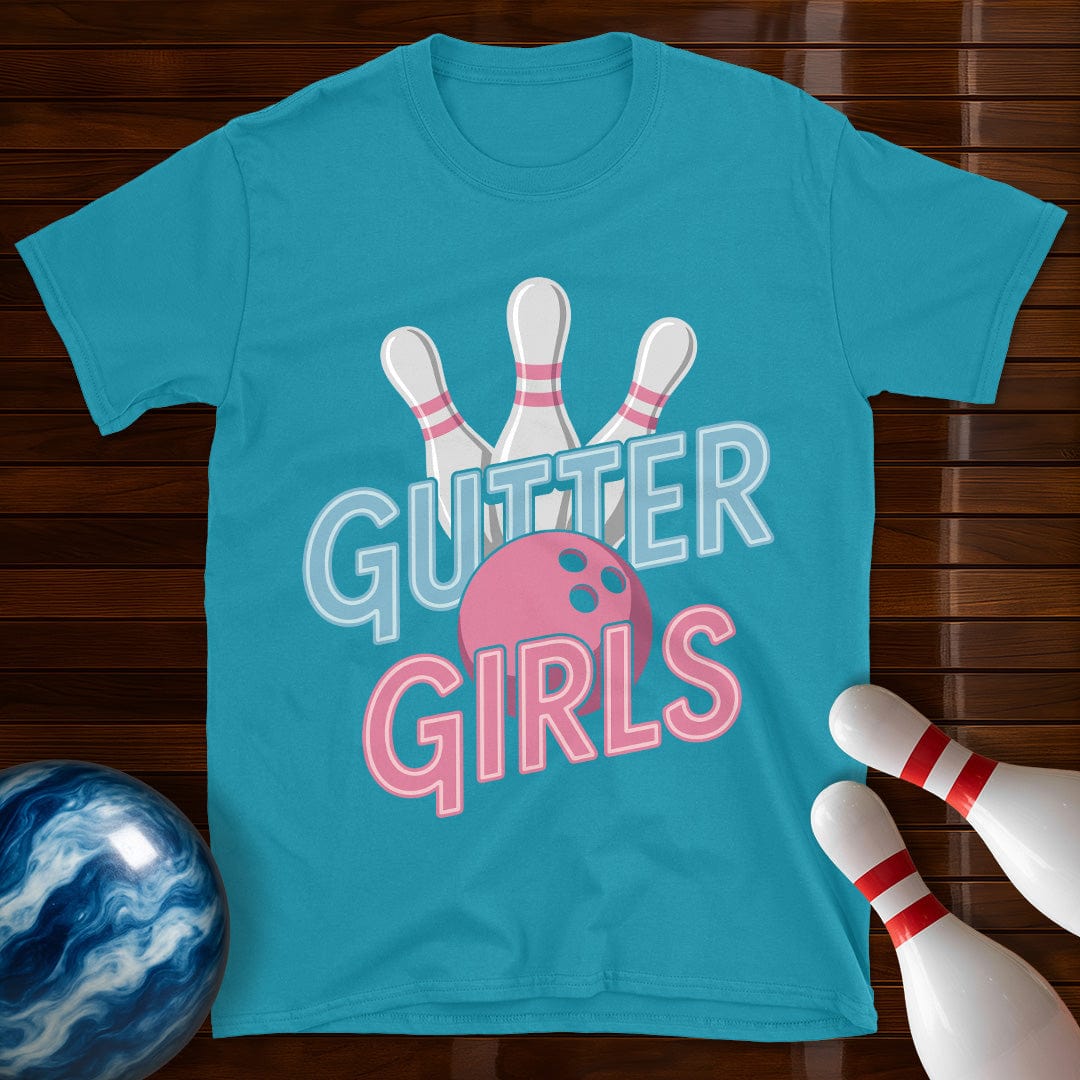 Gutter Girls Cute Women's Bowling T-Shirt