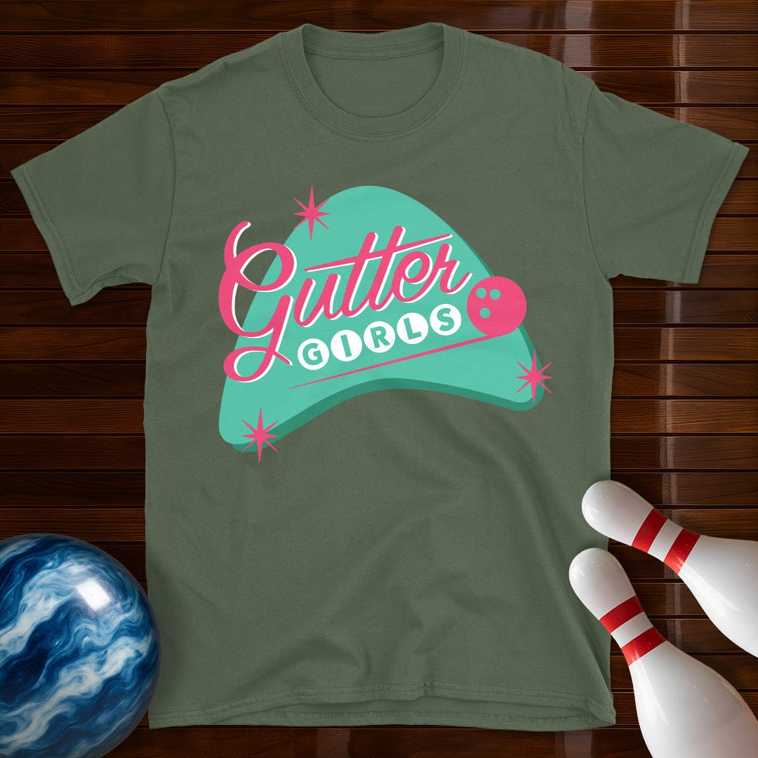 Gutter Girls Vintage Bowling T-Shirt