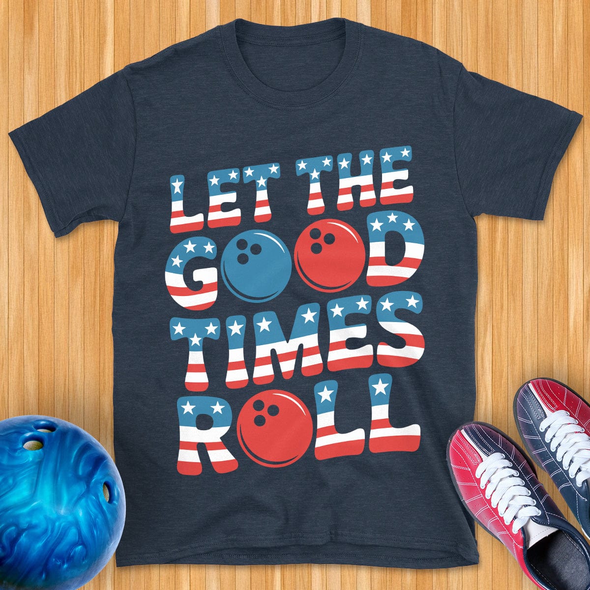 Let The Good Times Roll USA T-Shirt