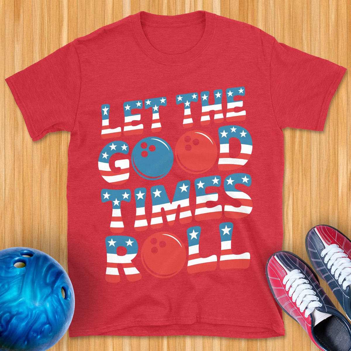 Let The Good Times Roll USA T-Shirt