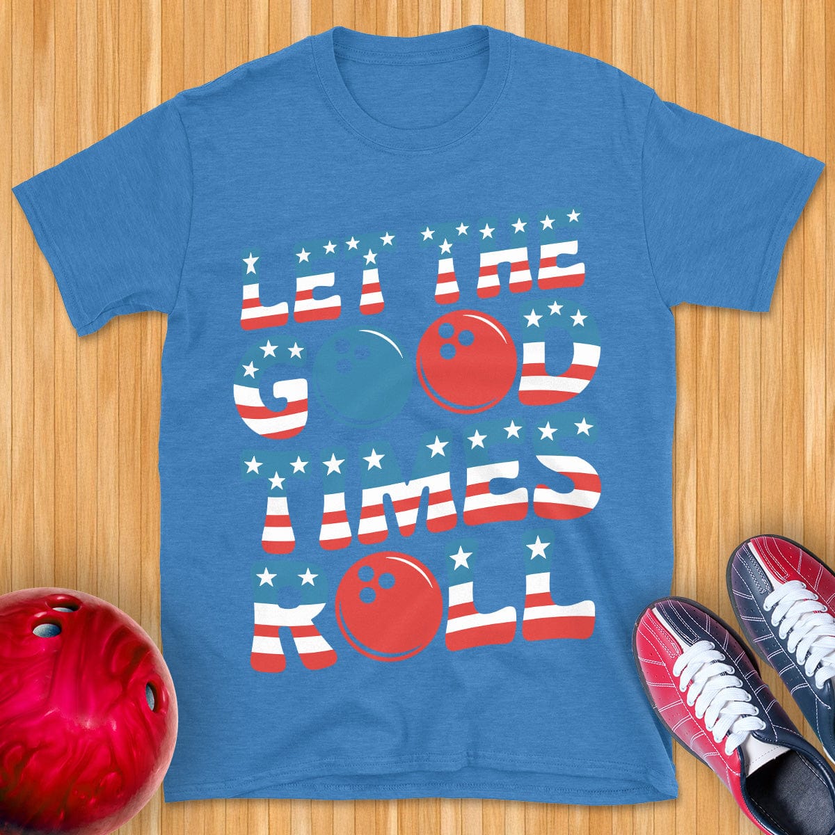 Let The Good Times Roll USA T-Shirt