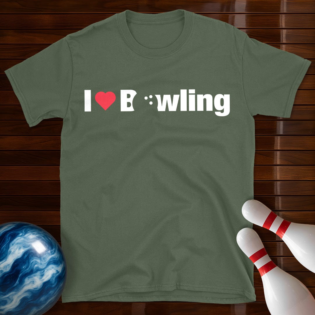 I Love Bowling T-Shirt