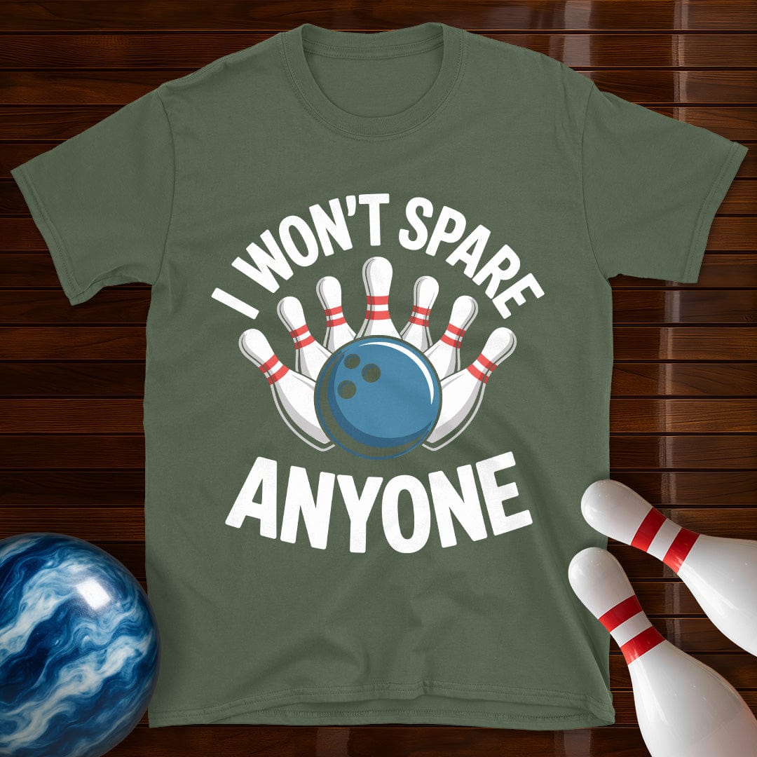 I Won't Spare Anyone Bowling Shirt