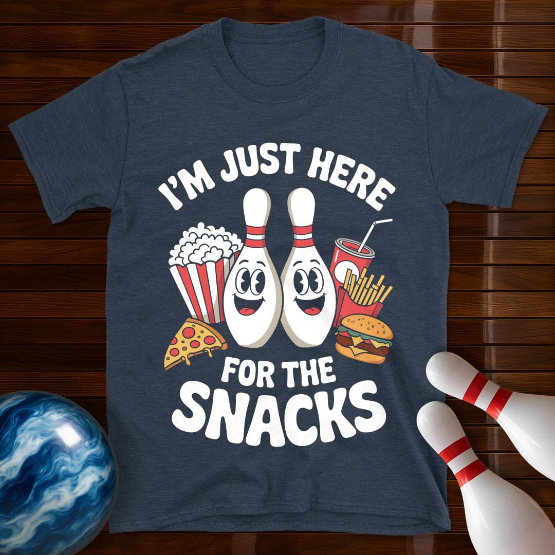 I'm Just Here For The Snacks Bowling T-Shirt