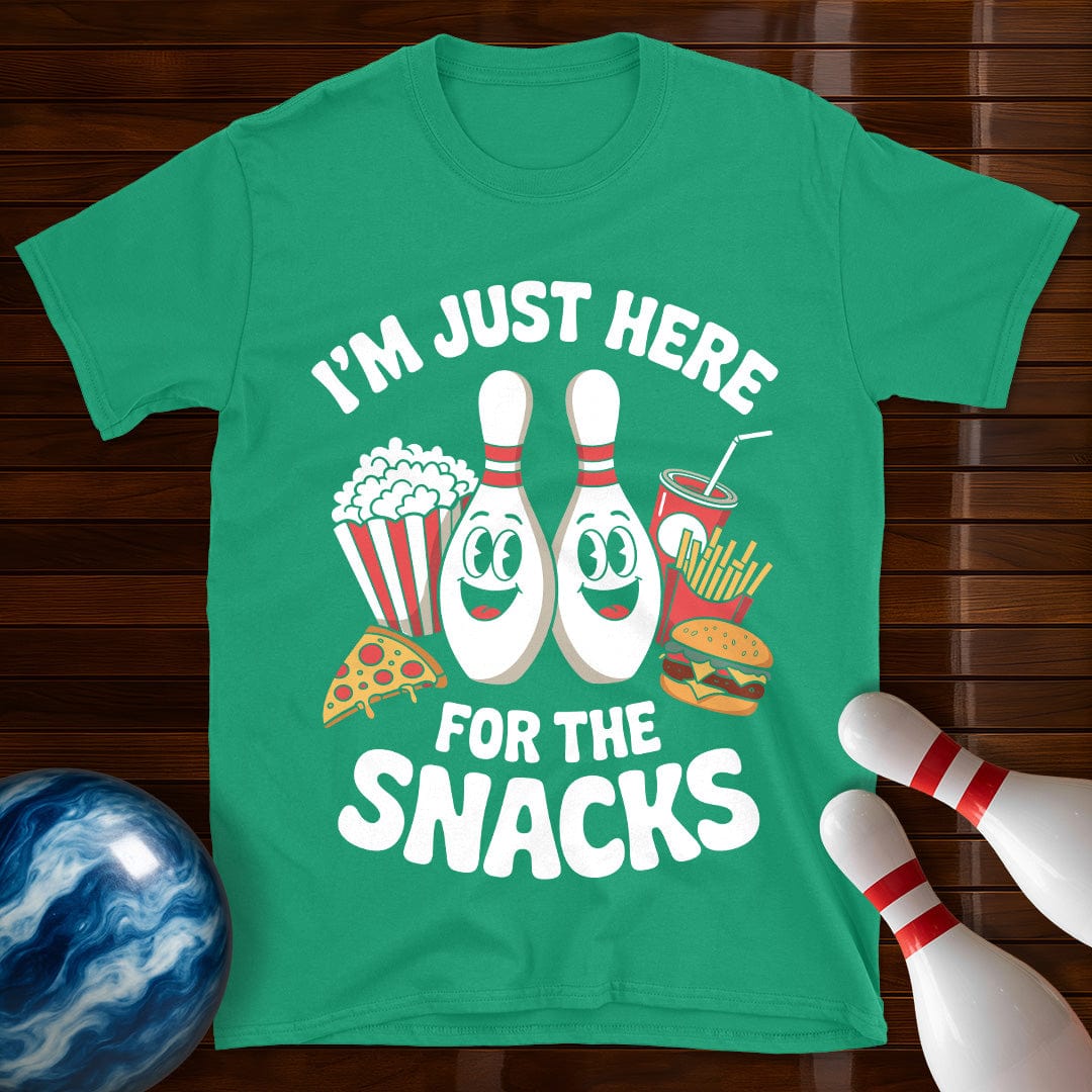 I'm Just Here For The Snacks Bowling T-Shirt