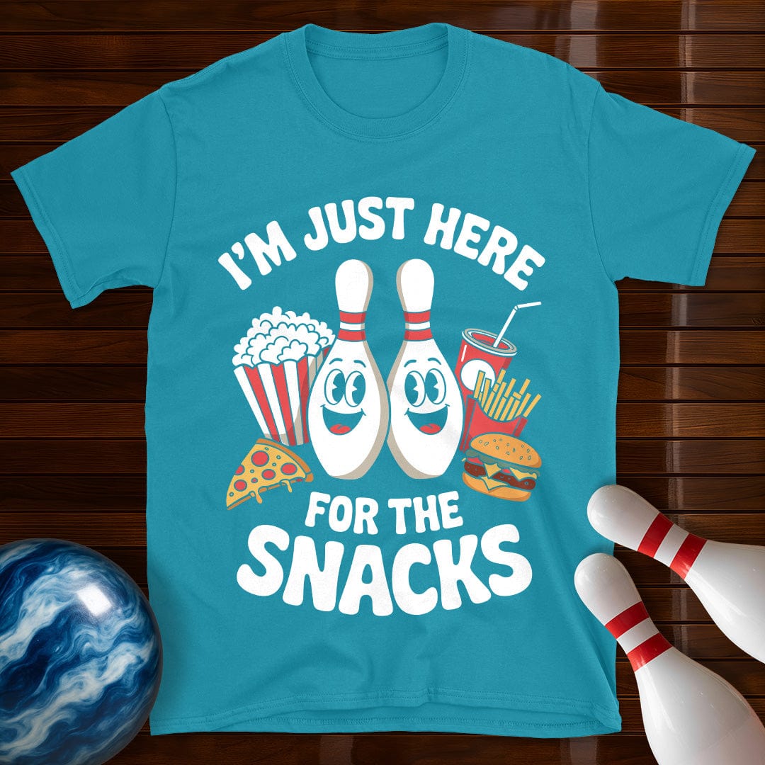 I'm Just Here For The Snacks Bowling T-Shirt
