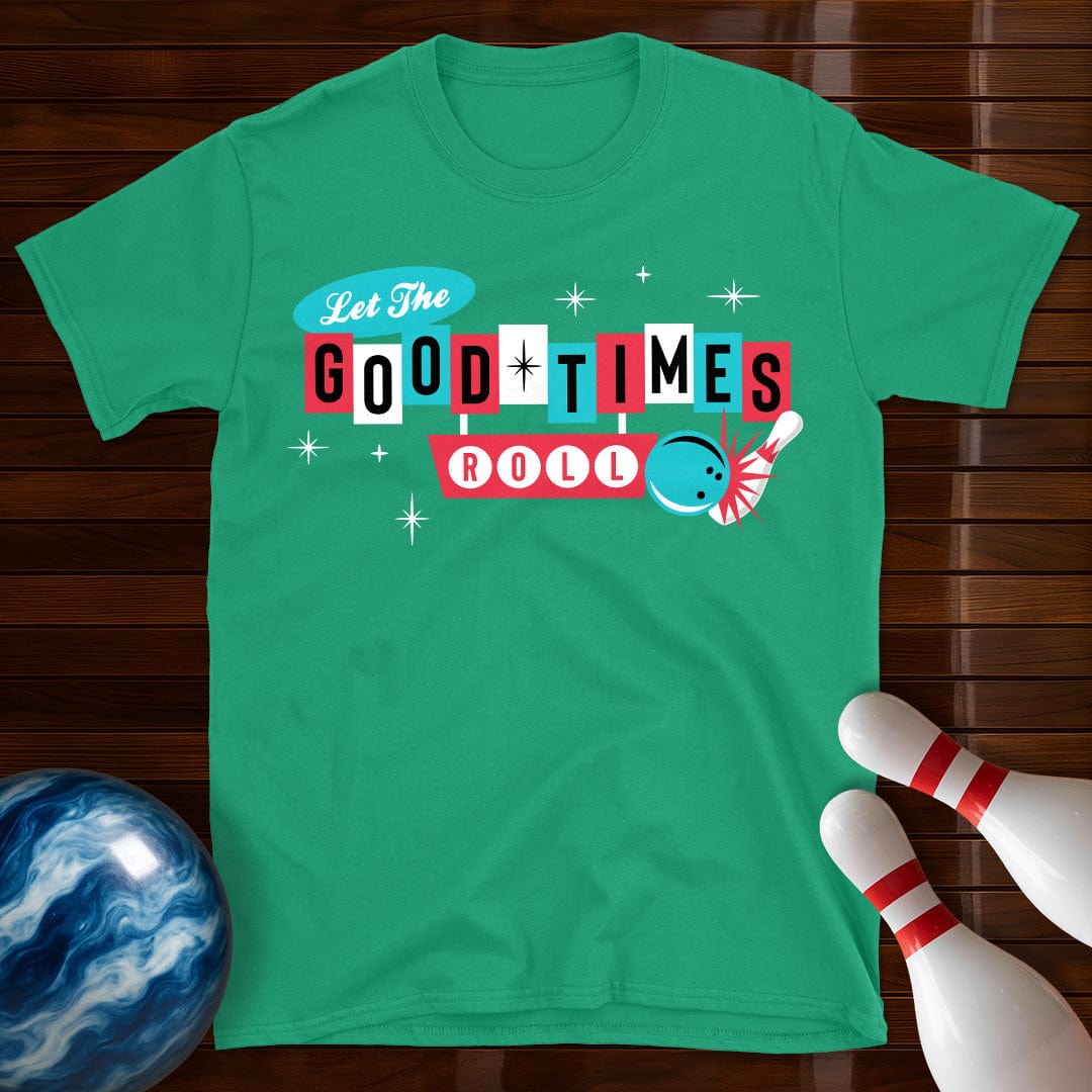 Let The Good Times Roll Vintage Bowling T-Shirt