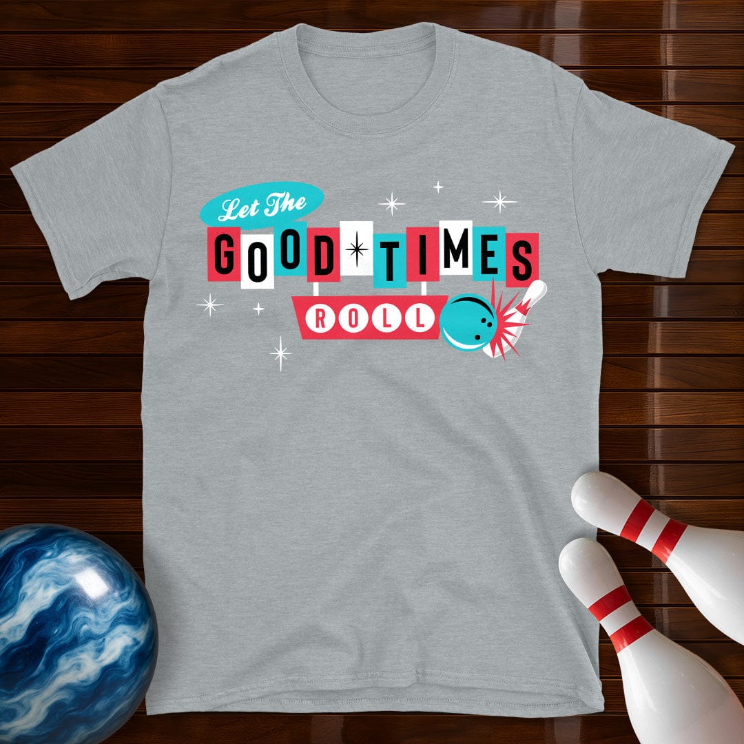 Let The Good Times Roll Vintage Bowling T-Shirt