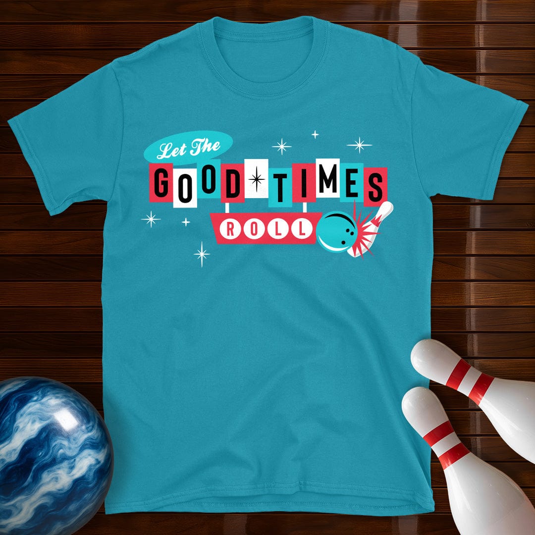 Let The Good Times Roll Vintage Bowling T-Shirt