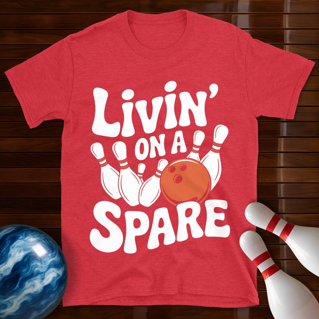 Livin' On A Spare Bowling T-Shirt